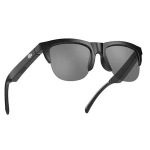 Óculos de sol resistente uv com bluetooth 5.3, fone de ouvido e chamada de voz, condução de osso