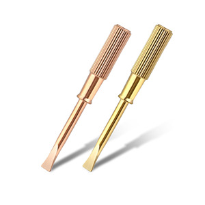 Tournevis à tête plate en acier inoxydable avec embout magnétique pour la réparation de bijoux DIY, composants OEM - Product Image 1