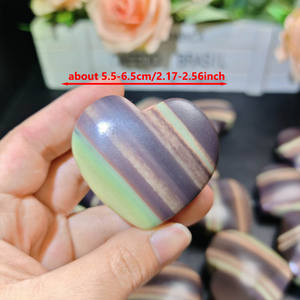 Offre Spéciale : <span class=keywords><strong>Pierre</strong></span> <span class=keywords><strong>de</strong></span> Guérison en Forme <span class=keywords><strong>de</strong></span> Cœur <span class=keywords><strong>de</strong></span> <span class=keywords><strong>Jade</strong></span> Violet, Ornement Énergétique pour <span class=keywords><strong>la</strong></span> Maison, <span class=keywords><strong>Pierre</strong></span> <span class=keywords><strong>de</strong></span> Poche Décorative - Product Image 5