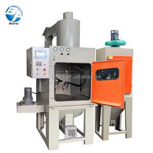 Machine de sablage à plateau tournant automatique séparateur cyclone dépoussiéreur haute productivité brunissage nettoyeur haute pression - Product Image 2