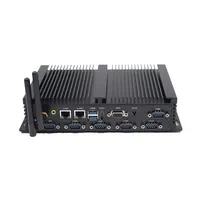Mini PC Industrial VENOEN K4, Sin Ventilador, DDR4, I225V, I7 8550U, Intel, Nuevo SSD, Doble Puerto RS232/485 COM, Doble Pantalla, Enchufes US EU JP UK