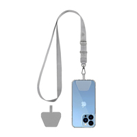 Lanière de téléphone, sangle de poignet, noir, polyester, tendance, réglable, lanières personnalisées avec logo, lanières de téléphone pour la vie quotidienne