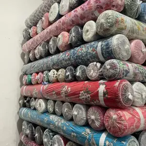Direct manufacturer cheap price pigment print polyester bedsheet fabric 230cm 65gsm Pakistan