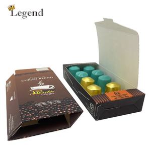 Boîtes d'emballage en papier alimentaire de luxe, emballage de Capsules en aluminium pour café expresso, Logo personnalisé, boîte de Capsules de café avec impression - Product Image 5