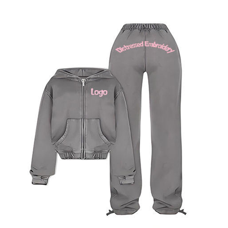 Custom Two Piece Zip up Sweatshirt