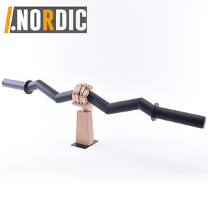 <span class=keywords><strong>Barra</strong></span> de mancuerna de rizado <span class=keywords><strong>EZ</strong></span>, rosca estándar de 47 pulgadas, para placas de peso de 2 pulgadas, rizador para levantamiento de pesas - Product Image 3