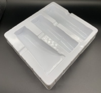 Vassoio di plastica per inserti in blister per confezioni di cosmetici