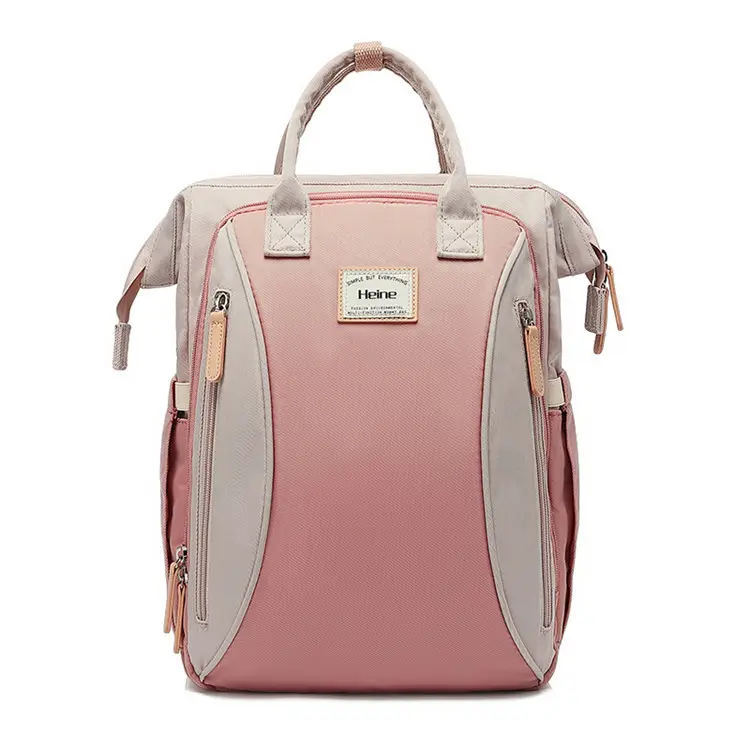 नवीनतम डिजाइन बच्चे माँ डायपर ढोना बैग बड़ी क्षमता बैग के साथ बदलते पैड के लिए माँ
