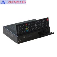 Récepteur satellite TV Broadcom ZGEMMA H5 H.265 Décodeur TV Combo DVB S2 + DVB T2/C
