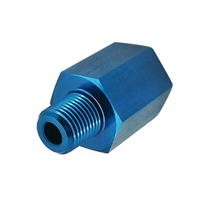 อะแดปเตอร์เกจวัดแรงดันน้ำมันเชื้อเพลิง Jiax M12X1.5 ถึง 18Npt ข้อต่อหกเหลี่ยมอะลูมิเนียมสำหรับชิ้นส่วนยานยนต์ - Product Image 5