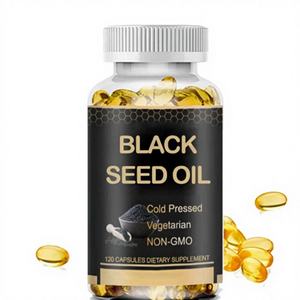 แคปซูลน้ำมันเมล็ดสีดำฮาลาลผลิตภัณฑ์เสริมสุขภาพสำหรับผู้ใหญ่ยาเสริมสุขภาพสำหรับระบบย่อยอาหารและภูมิคุ้มกัน - Product Image 1