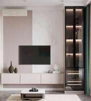 Feuille de marbre de PVC de vente chaude brillante pour la feuille en plastique de marbre UV imperméable de panneau de mur