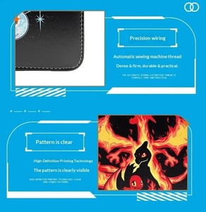 Album de rangement pour cartes Pokémon, figurines d'anime, album photo, album de collection à feuilles mobiles en PU avec fermeture éclair, pour fans de Game <span class=keywords><strong>King</strong></span>, pack de cartes Pikachu, <span class=keywords><strong>jouet</strong></span> - Product Image 2