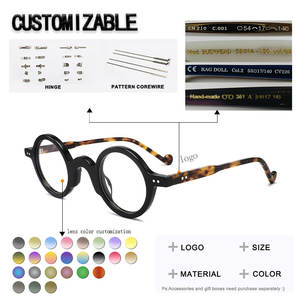 แว่นตาอ่านหนังสือทรงสี่เหลี่ยมผืนผ้า ดีไซน์ใหม่ ทองคำแท้ ประดับเพชร สำหรับผู้ชาย ผู้หญิง และทุกเพศ แฟชั่นอะซิเตท ป้องกันแสงสีฟ้า - Product Image 2