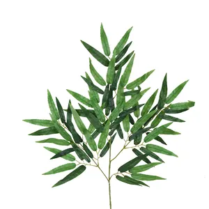 도매 중국 공장 싼 실내 장식적인 식물 인공적인 대나무 잎