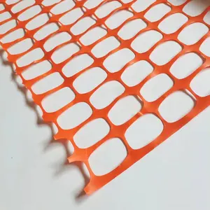 Clôture de sécurité en plastique orange/maille de sécurité orange