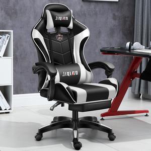 Chaise de jeu ergonomique confortable en cuir de style course pour ordinateur de jeu de bureau en gros - Product Image 6