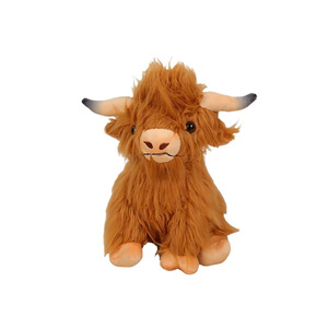 Juguete de Peluche de Alta Calidad, Simulación de Ganado Escocés de las Tierras Altas, Pelo Largo, Tipo Yak, Animales de Peluche con Logotipo Personalizado, MOQ Bajo - Product Image 5