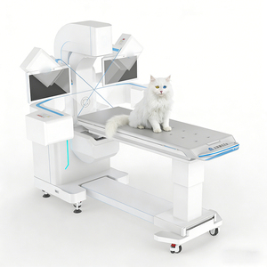 Système de radiographie dynamique à rayons X pour hôpitaux vétérinaires, de haute qualité, monté au sol, avec scanner <span class=keywords><strong>CT</strong></span> vétérinaire à bras en C, certifié CE Classe II DX-AUTO - Product Image 1