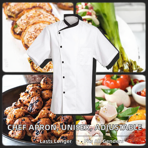 Delantal de Cocina de Verano Personalizado al por Mayor OEM, Delantal de Chef Ajustable y Resistente con Bolsillos, Uniformes Unisex con Logotipo Personalizado para Restaurante y Bar - Product Image 2