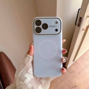 Funda de gel con tacto de piel y ventana grande, magnética, de cobertura total y a prueba de golpes, compatible con iPhone 17 Pro Max - Product Image 6