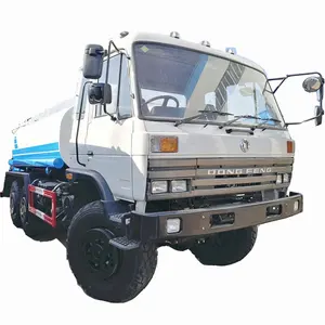 Caminhão de água dongfeng 153 10ton, 10cbm 6x6 de estrada para estrada mau estrada e mineração