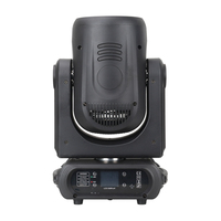 Projecteur à tête mobile 200W avec bande lumineuse, fonction de mise au point et écran LCD - Éclairage de scène professionnel pour événements en club