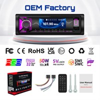 Expédition sous 7 jours – Lecteur MP3 de voiture TFT en gros, 1 Din, avec radio Bluetooth, récepteur FM AM RDS, sortie RCA et télécommande
