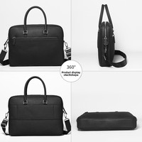 Sac à main pour homme en cuir pleine fleur véritable, grande capacité, nouveau style, haute qualité, sac à bandoulière, vente en gros sur mesure