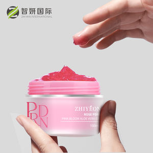 Органический гель для лица с PDRN из розы, ДНК из лосося и розовым алоэ вера, освежающий, антивозрастной, успокаивающий, увлажняющий, для всех типов кожи (собственная торговая марка) - Product Image 1