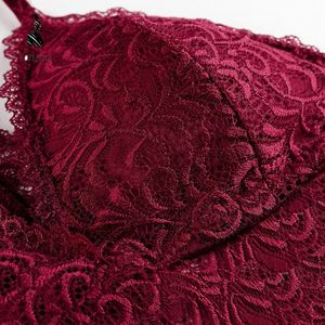 Sujetador de talla grande para mujer con aros, <span class=keywords><strong>copa</strong></span> fina, bralette, sujetadores de <span class=keywords><strong>copa</strong></span> completa para mujer, sujetador de encaje ultrafino de talla grande - Product Image 6