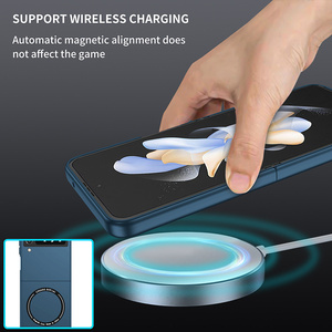Luxus Matte Magnetic Wireless Charging Handy hülle für Samsung Galaxy Z Flip 7 6 5 4 3 Stoß feste Schutzhülle - Product Image 4