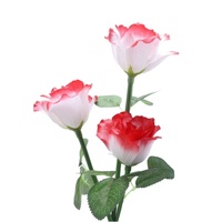 Lampes solaires en forme de rose, indice de protection IP65, pour bureau, jardin/cour, utilisation extérieure sur route, LED, énergie renouvelable, décoratives
