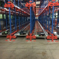 Chariot transpalette électrique robuste pour entrepôt, chariot navette automatique personnalisé, rayonnage radio pour stockage métallique