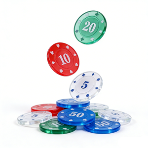 Custom Logo Durable PS <b>Poker</b> <b>Chips</b> 39mm Custom Design Casino Grade <b>Chips</b> for Texas Hold'em and Blackjack - Product Image 1