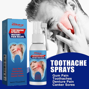 Spray para el Dolor de Muelas 20ml South Moon Cuidado Bucal, Spray Dental para Dolor de Encías, Dolor de Muelas, Dolor de Dentaduras Postizas, <span class=keywords><strong>Aftas</strong></span>, Cuidado Dental - Product Image 1