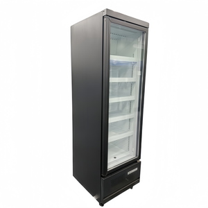 <span class=keywords><strong>Réfrigérateur</strong></span> commercial avec cadre en alliage d'aluminium rose doré, vitrine réfrigérée verticale - Product Image 2