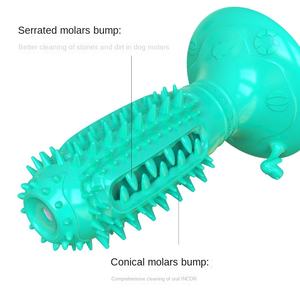 Voor nieuwe huisdieren Hond Tandenborstel Speelgoed TPR Materiaal Decompressie Elastisch Slijpstok Reinigingsbenodigdheden Bijtspeelgoed - Product Image 1