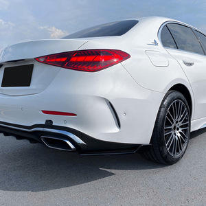 Mercedes-Benz C-Class W206 Rear Side Skirt Carbon Fiber Texture ABS Adhesive Car Body Kit Decals - Product Image 3