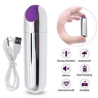 G-Punkt Bullet Vibrator Nippel Klitoris Stimulator USB Aufladbar 100% Wasserdicht Silikon für Reisen