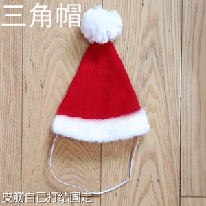 DAMAI Mini Cape Festive avec Écharpe en Cornes de Renne, en Flanelle Douce, Tenue Décorative de Fêtes, pour Fête de Noël et Présentation, Ensemble de Costume de Noël - Product Image 5