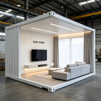 Maisonnette modulaire préfabriquée économique pour salon, en kit