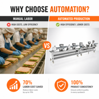 Ligne de production automatique de sandwichs à la viande effilochée, machine à sandwichs à la viande effilochée pour boulangerie