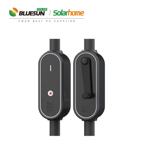 Bluesun-paraguas solar con certificado CE, para exteriores, patio, energía Solar, playa, rojo y verde, tecnología negra - Product Image 2