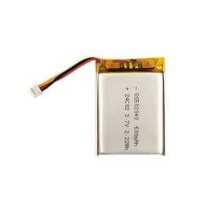 แบตเตอรี่ลิเธียมไอออนโพลิเมอร์รุ่น QS503040 ความจุ 600mAh แรงดัน 3.7V สำหรับผลิตภัณฑ์สวมใส่ - Product Image 1