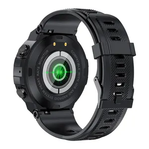 Offre spéciale Reloj montre intelligente appels téléphoniques étanche 400mAh grande batterie moniteur de fréquence cardiaque Smartwatch K22 pour hommes