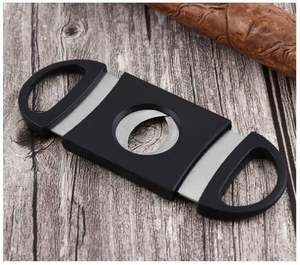 Coupe-cigares moderne en plastique, durable, pliable, portable, ciseaux à double lame, accessoires ménagers écologiques - Product Image 2