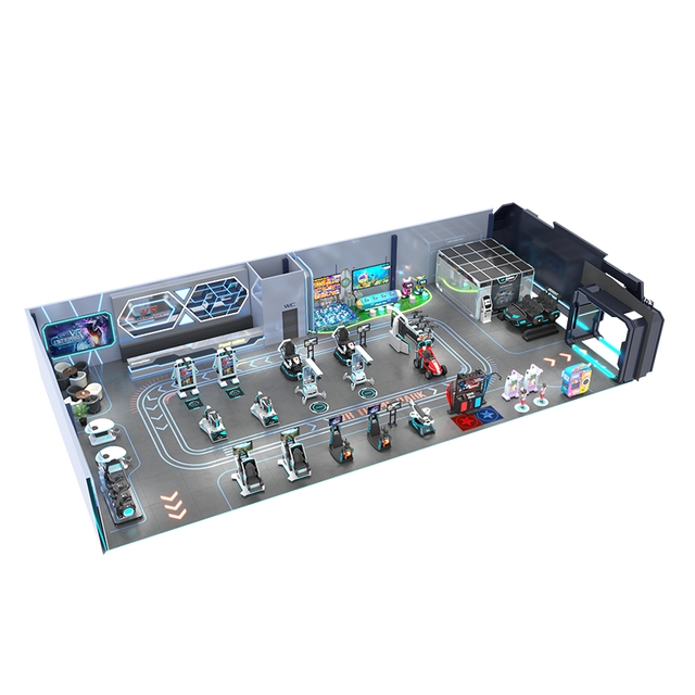 500/300/100sqm Game Center Equipment Kids Amusement Park Coin Operated Arcade Racing Shooting VR Simulator Game Machine