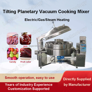 Công Nghiệp 600L Thịt Ấm Đun Nước Nồi Áp Suất Nấu Ăn Máy Trộn Garri Chế Biến Nước Sốt Rau Nhà Máy Chế Biến Bánh Sử Dụng - Product Image 3