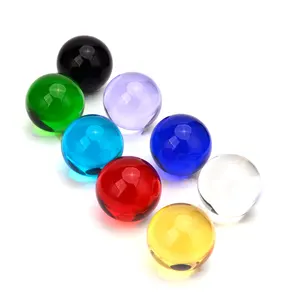 Honra de cristal personalizado lembrança/presente de negócios sete colorido citrina bola de cristal led